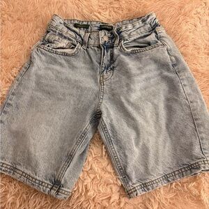 Light Blue Denim Shorts